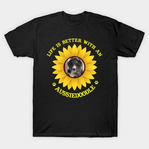 Aussiedoodle Lovers T-Shirt by bienvaem